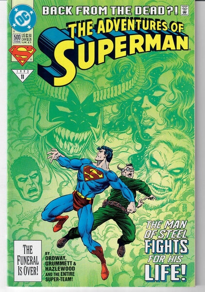 Adventures of Superman #500 (Art by Tom Grummett, Written by Jerry Ordway)