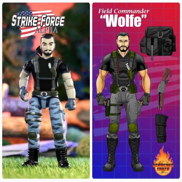 Scorched Earth Strike Force Alpha Wolfe