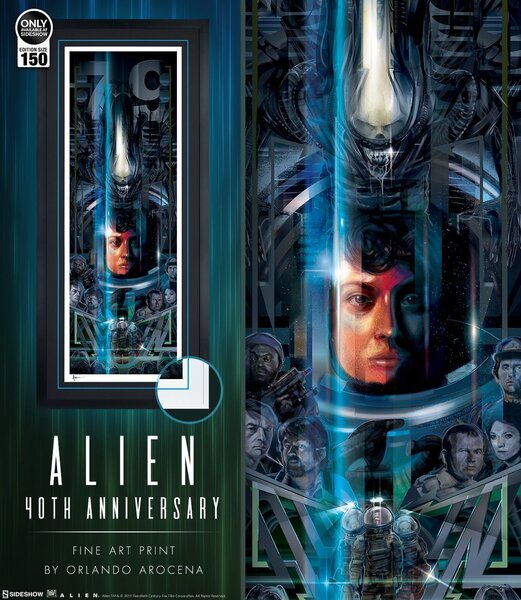 Sideshow Alien 40th Anniversary Print