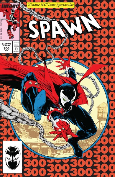 Spawn #300 Spider-Man parody cover