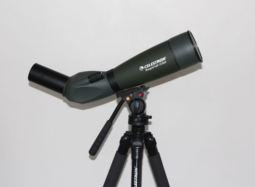 My Celestron Regal M2 80ED spotting ‘scope, used for astronomy and birding. Credit: Phil Plait