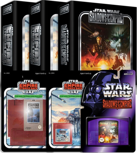 Star Wars retro mega game bundle packaging