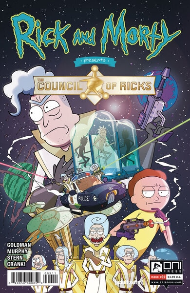 Rick and Morty: Council of Ricks Cover A