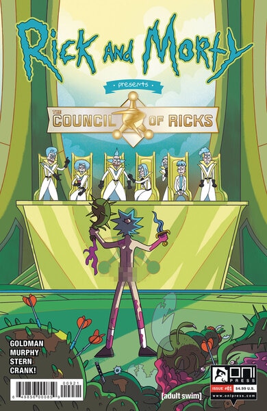 Rick and Morty: Council of Ricks Cover B
