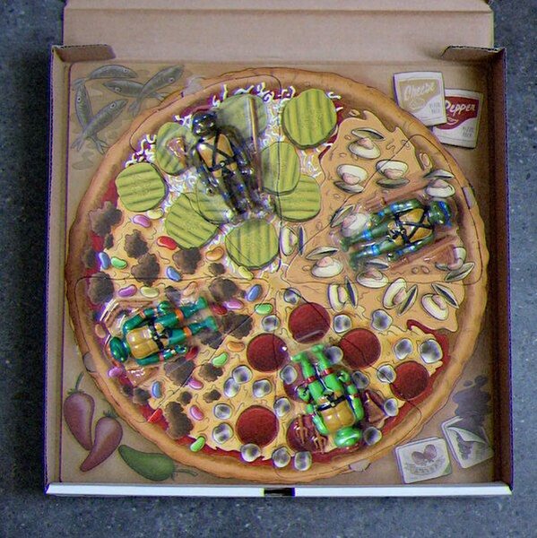 Super7 TMNT Pizza Box Figures