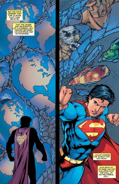 Superboy reality altering punch