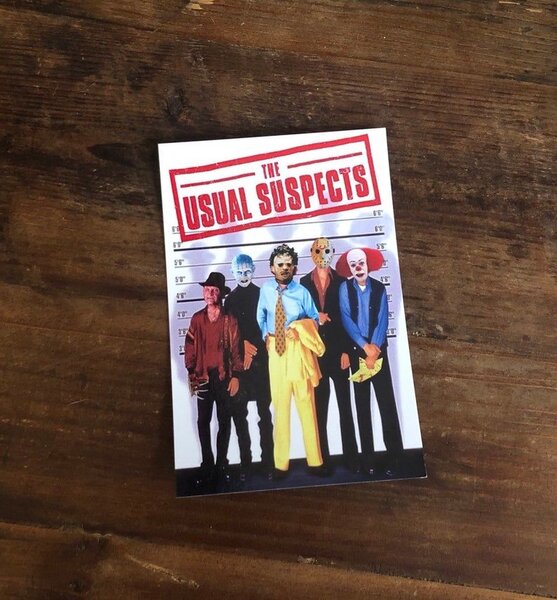 The Usual Suspects horror print gift guide