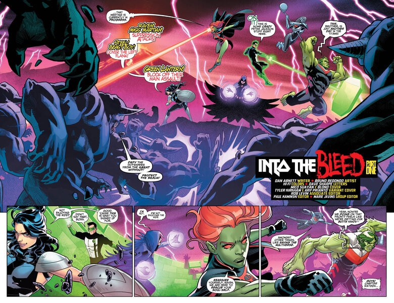 Titans #33 Pages 2-3
