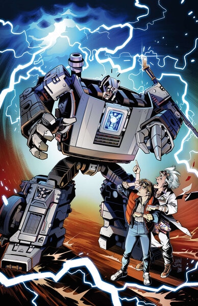 Transformers Back to the Future promo art