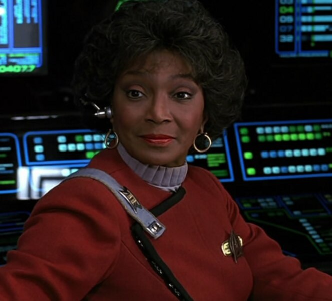 Uhura in Star Trek 6