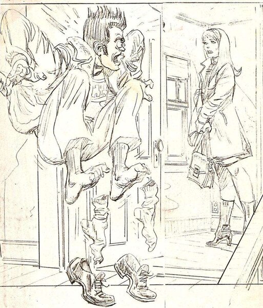 unpublished Ross Andru Spider-Man art