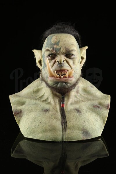 Orc Bust prop from 2016 movie Warcraft