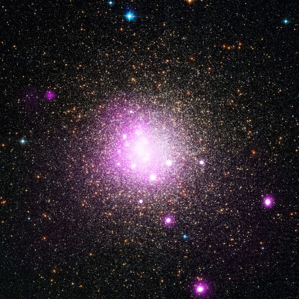 NASA image of white dwarf in star cluster NGC 6388