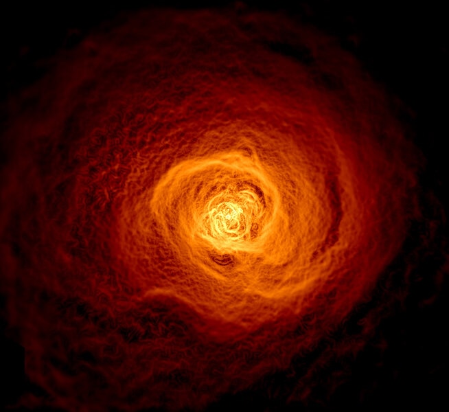 Hot gas in the Perseus cluster