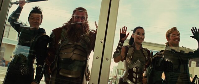 Lady Sif and the Warriors Three in Thor