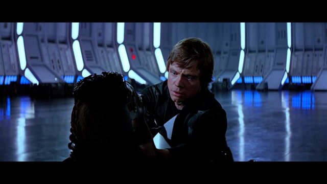 Samengesteld uitbarsting Oh jee Best Star Wars Scenes: Luke unmasking Darth Vader in Return of the Jedi |  SYFY WIRE