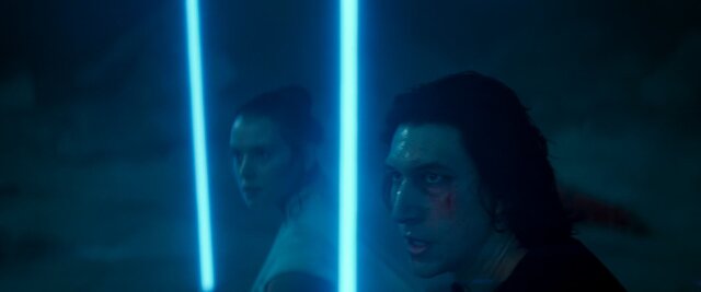 Rey and Ben Rise of Skywalker