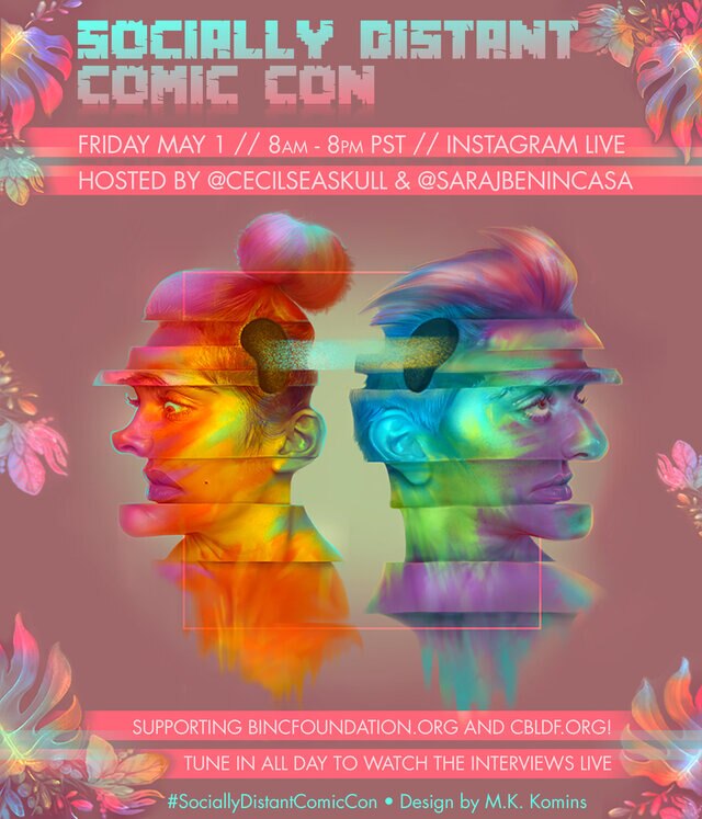 Socially Distant Comic Con poster
