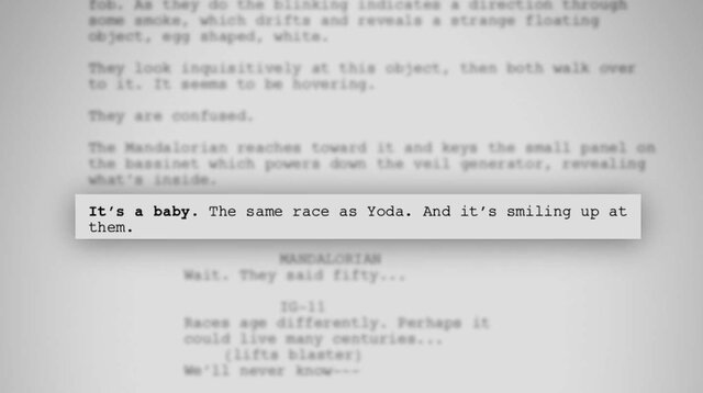 Baby Yoda script intro