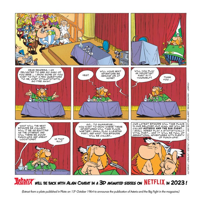 Asterix Netflix announcement