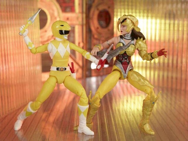 Hasbro Power Rangers 2 Pack MMPR Yellow x Scorpina