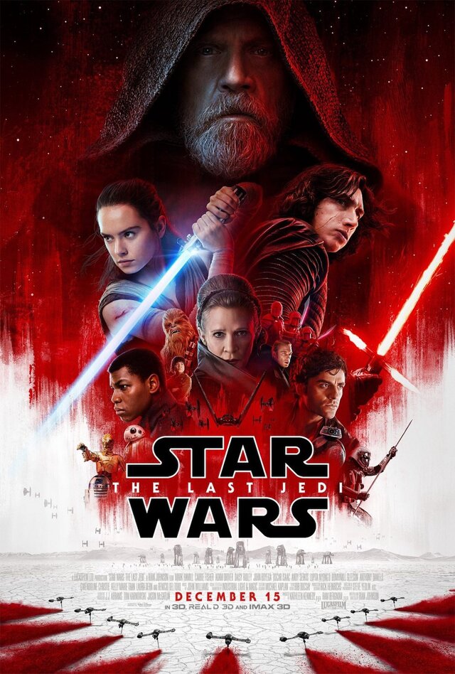 Star Wars: The Last Jedi (2017) Poster PRESS