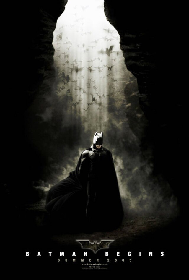 Batman Begins (2005) Poster PRESS
