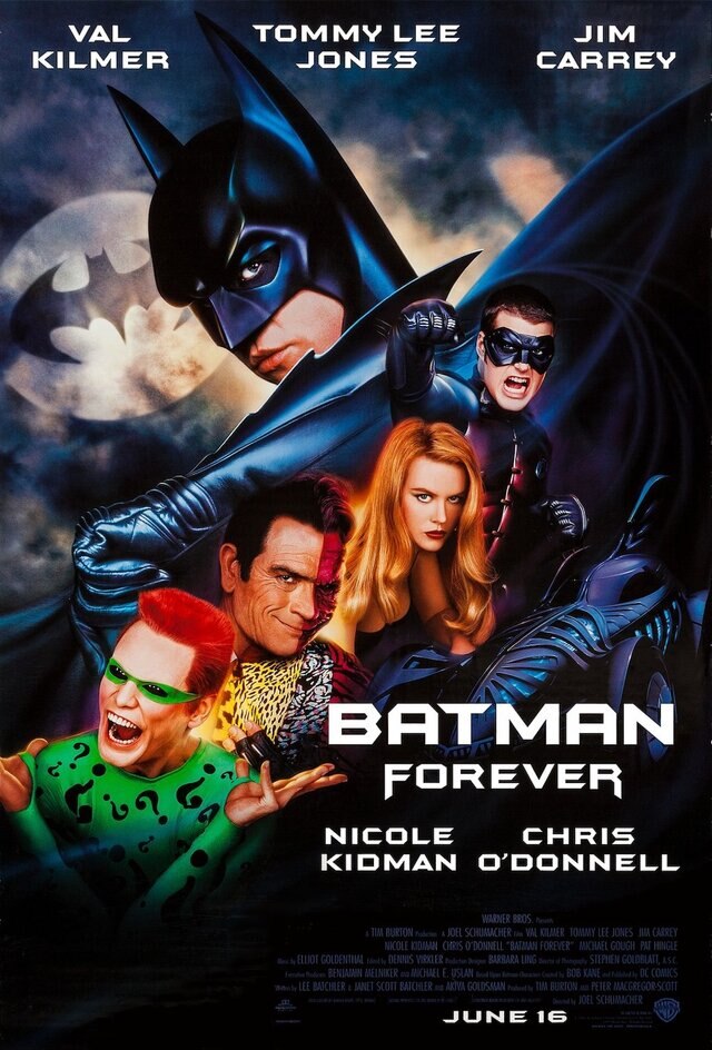 Batman Forever (1995) Poster PRESS