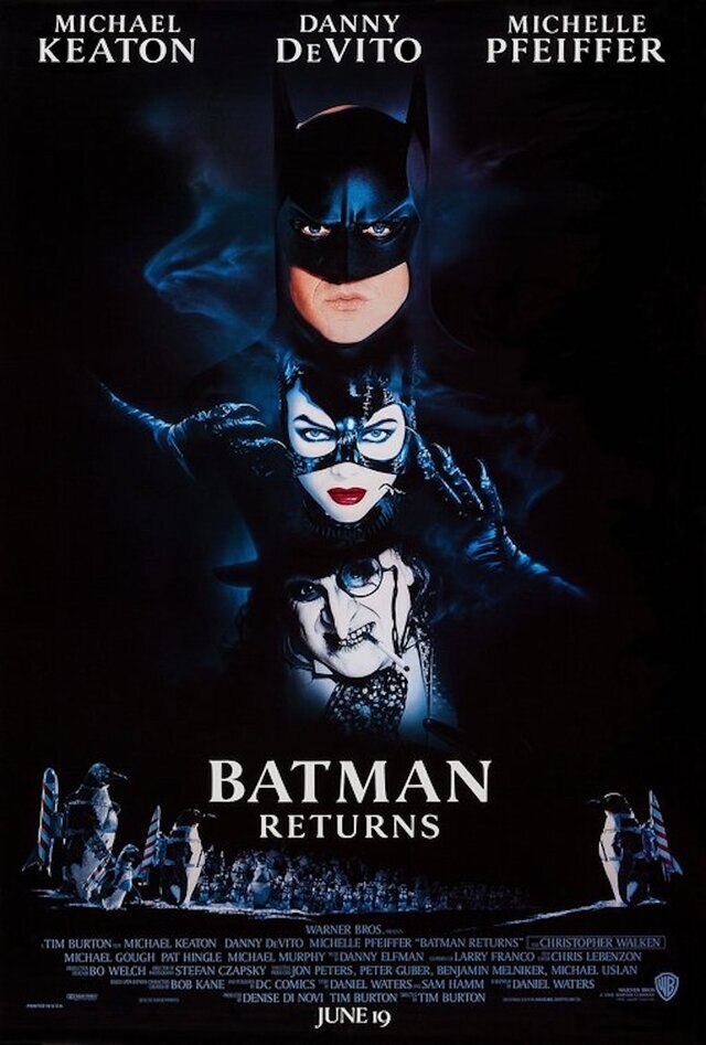Batman Returns (1992) Poster PRESS