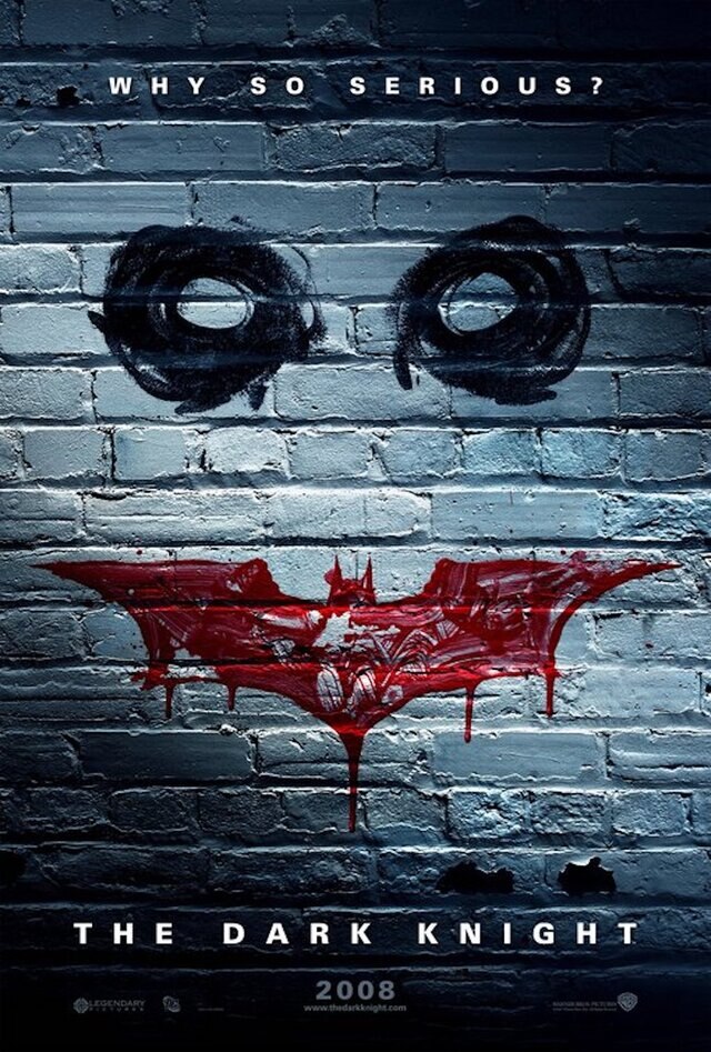 The Dark Knight (2008) Poster PRESS