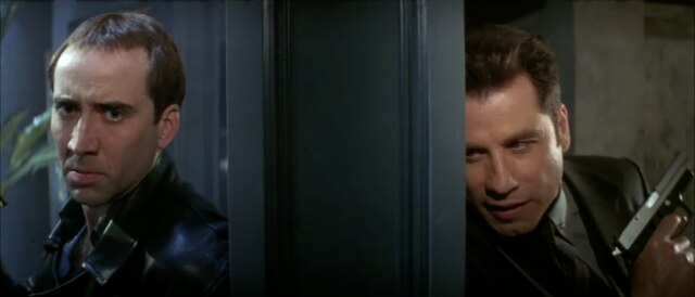Nicolas Cage and John Travolta in Face/Off (1997)