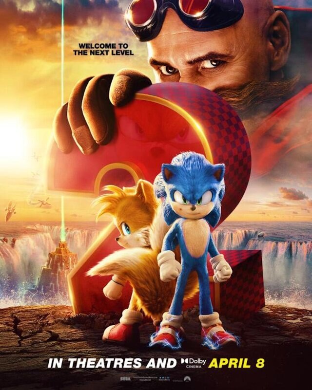 Sonic 2 (2022) Poster PRESS