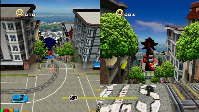 A screenshot from the game Sonic Adventure 2 by SEGA