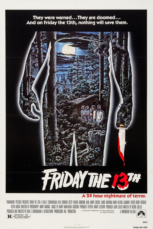 Friday the 13th 1980 poster
