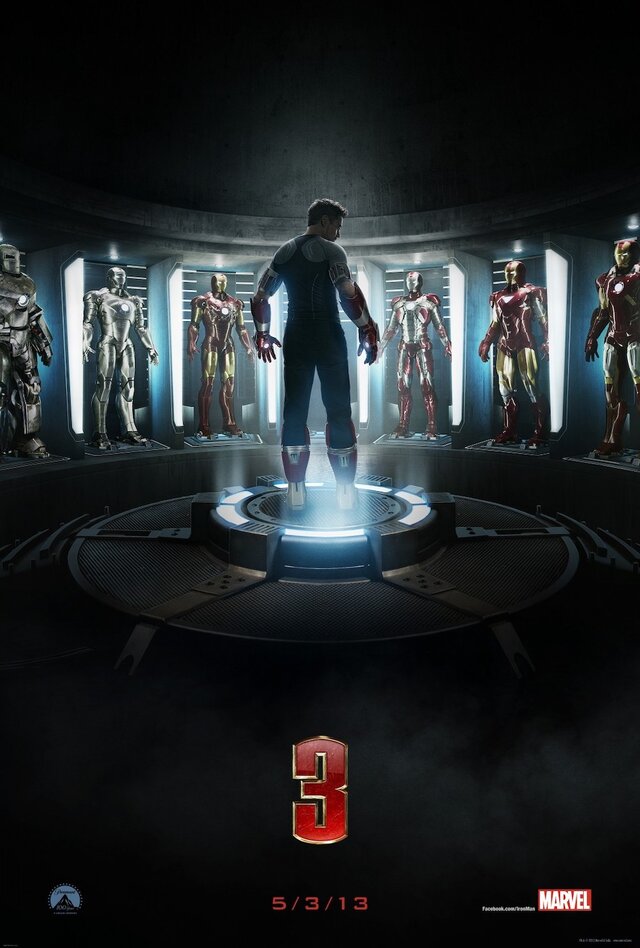 Iron Man 3 (2013) Poster.