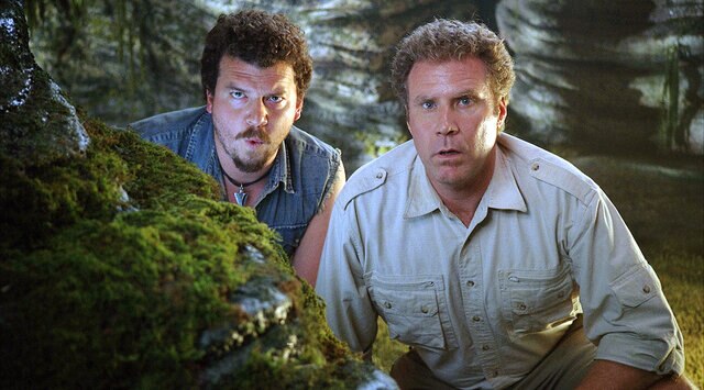 Danny McBride and Will Ferrell in Land of the Lost (2009)