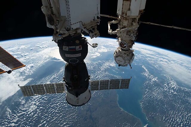 Soyuz docked to ISS