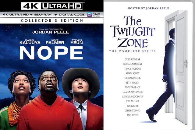 Jordan Peele Double Feature: The Twilight Zone TV series & NOPE on Blu-ray