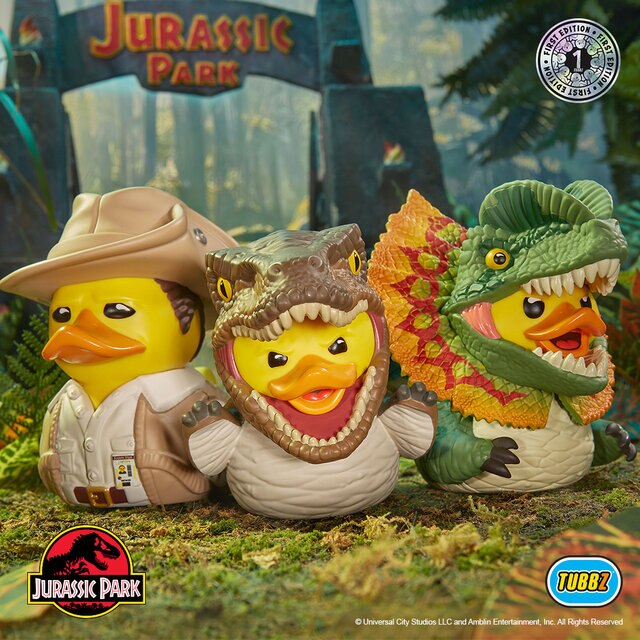 Official Jurassic Park TUBBZ Cosplaying Duck Collectables