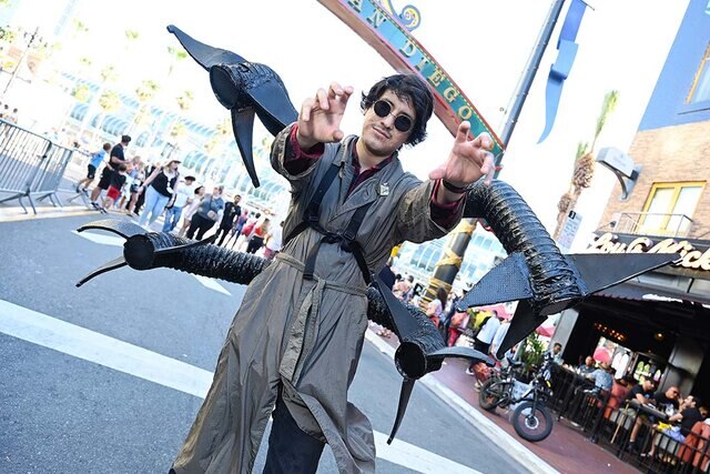 Doc Ock cosplayer on Day 1 of SDCC 2023