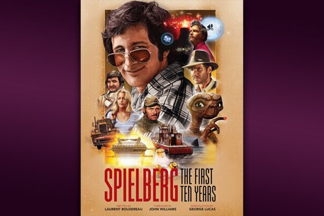 The cover of Spielberg: The First Ten Years by Laurent Bouzereau