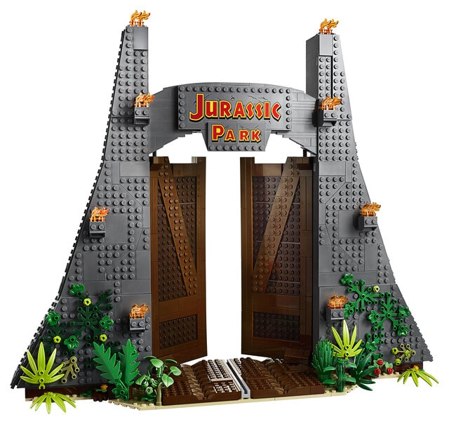 LEGO Jurassic Park gate