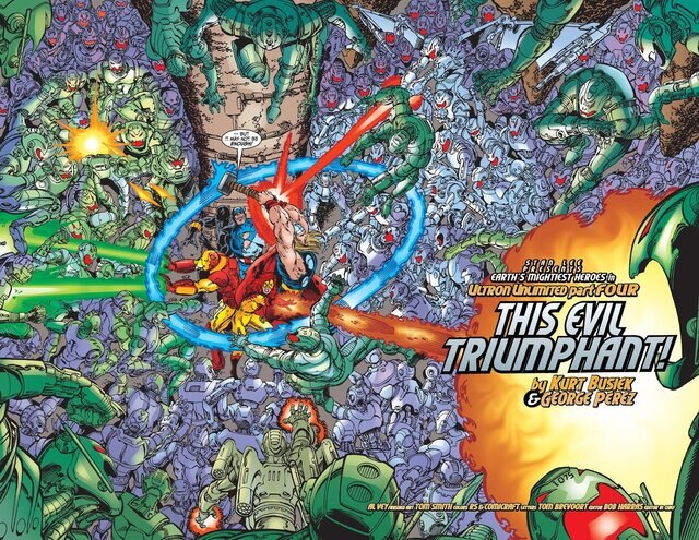 Avengers #20 (Written by Kurt Busiek, Art by George Perez)