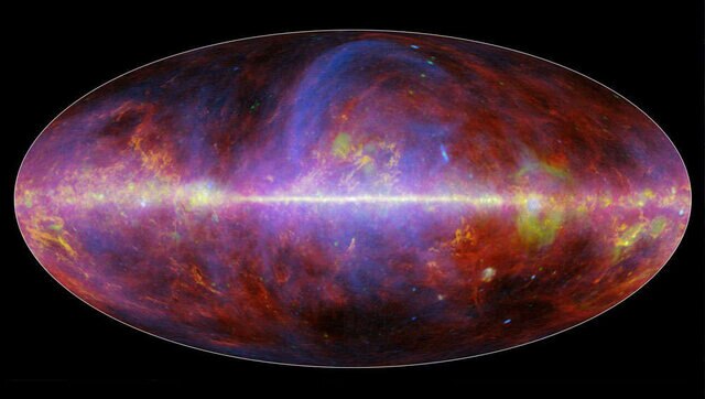 NASA image of cosmic microwave background radiation
