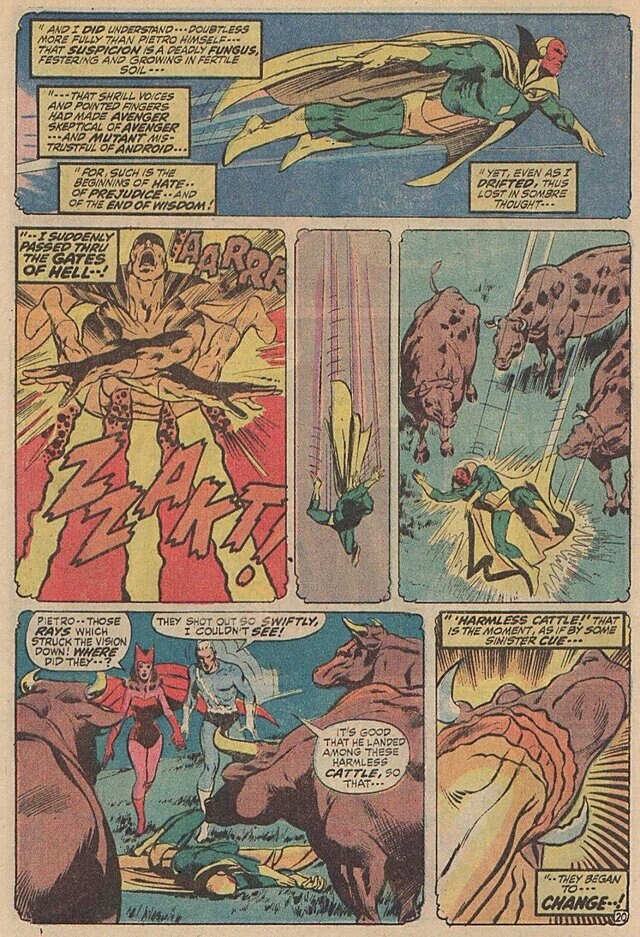 Avengers #93 (Written by Roy Thomas, Art by Neal Adams)