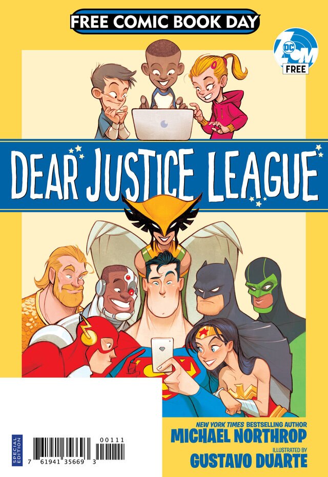 Dear Justice League Free Comic Book Day