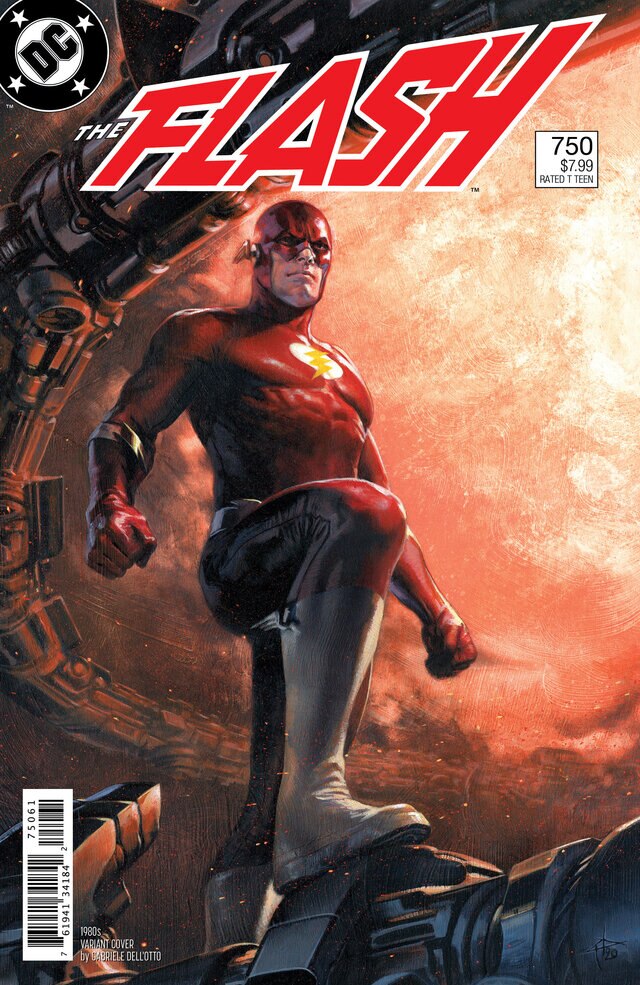 Flash #750 - 1980's variant cover by Gabriele Dell'Otto
