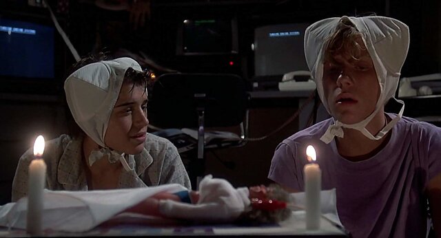 Anthony Michael Hall and Ilan Mitchell-Smith in Weird Science