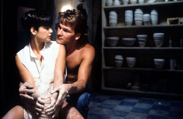 Ghost Demi Moore and Patrick Swayze