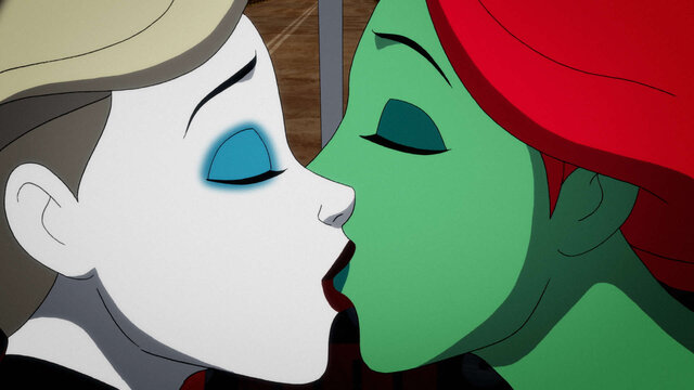 Harley Quinn Harley Ivy S2 kiss